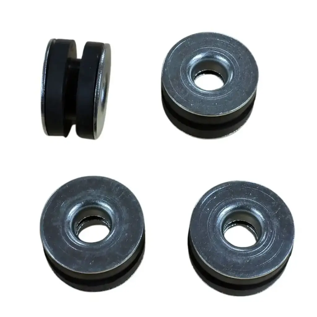 [RFR-HDR-VB8M-16M-4PC] 4-Pack – 5/16" (M8) Captive Isolation Mounts / Vibration Dampers