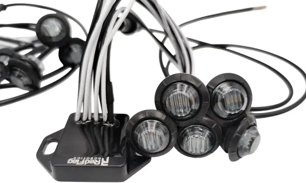 5 LED Turn Signal Sequencer Kit - 3/4" Bullet Lights